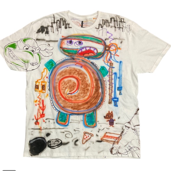 Airbrush Oversized Tee main image 1